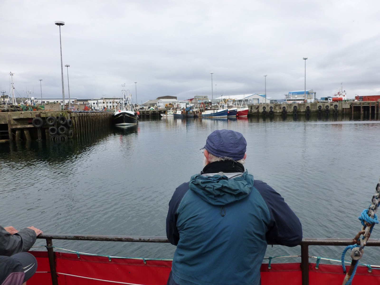 Mike Knipe at Mallaig Harbour