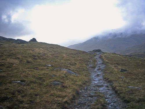 Mountain path in Kintail