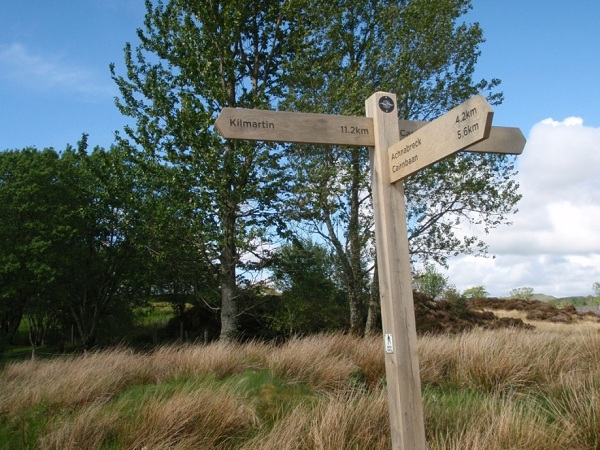Footpath signpost