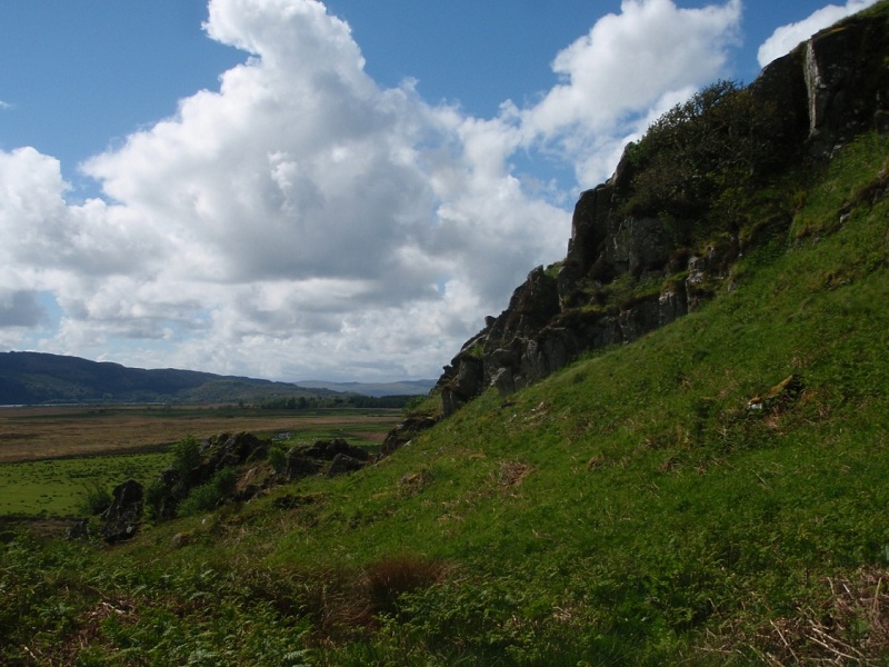 Approaching Dunadd fort