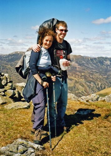 Jean & Murdo on Creag Leacach