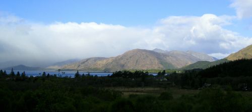 View west from Inchree