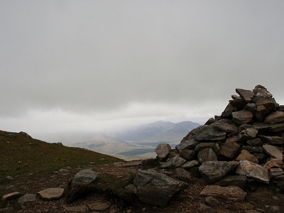Cairn at the bealach