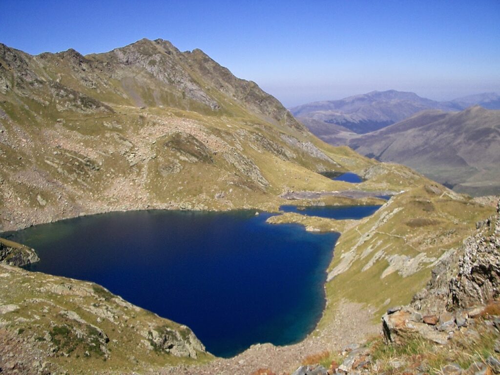 The Boums du port - a series of small mountain lakes