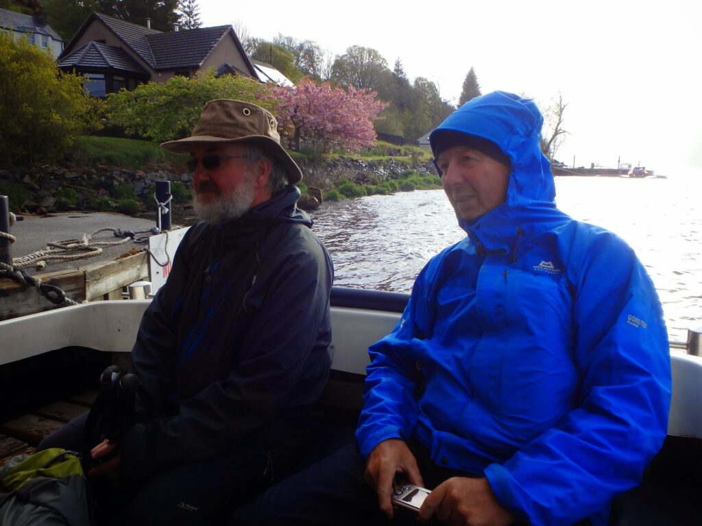 on the boat