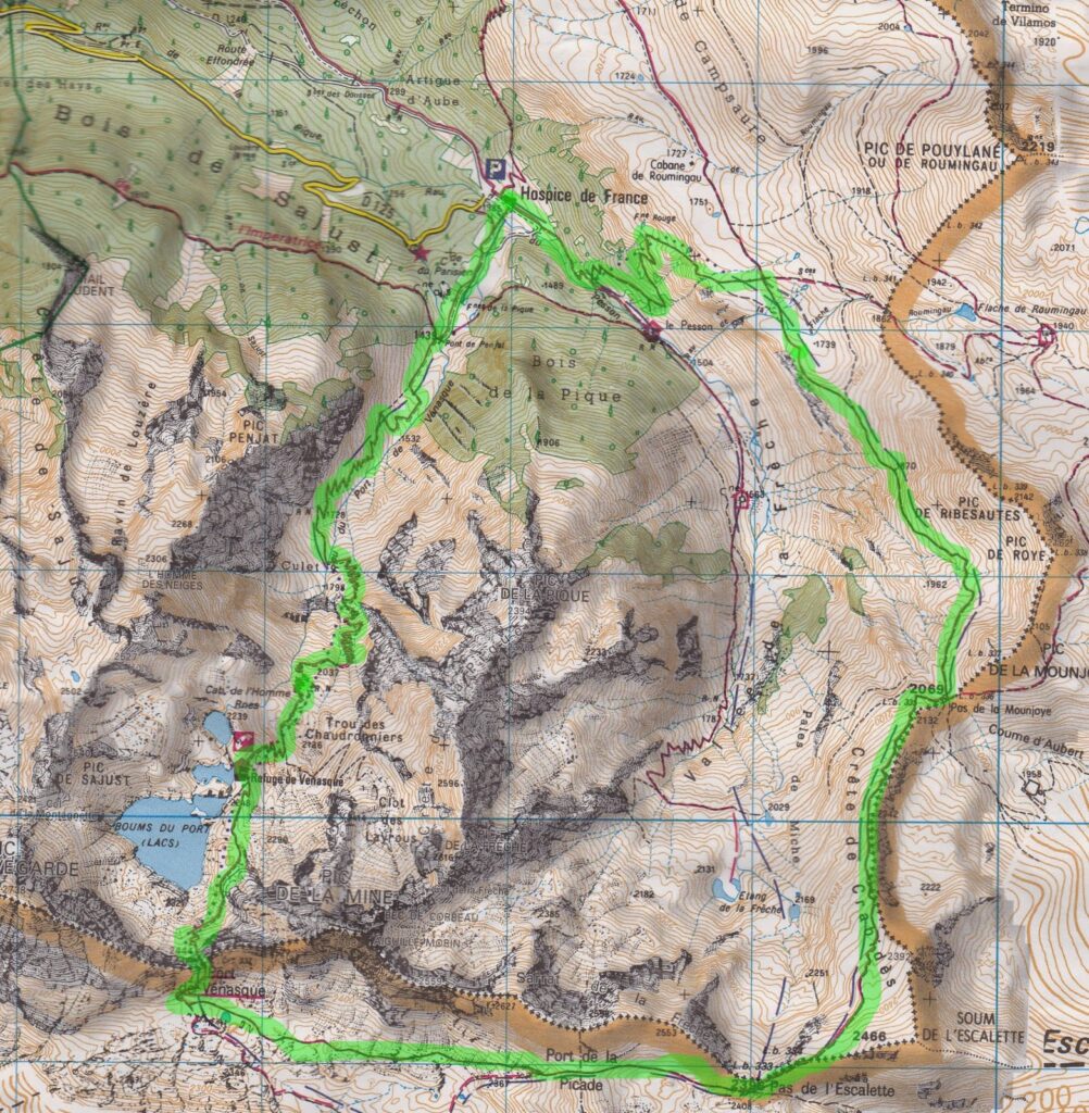 Map of the route