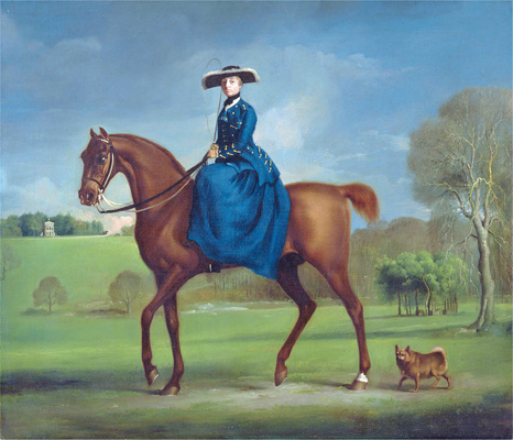 Margaret, Countess of Coningsby by Stubbs 1760, one year before her death.