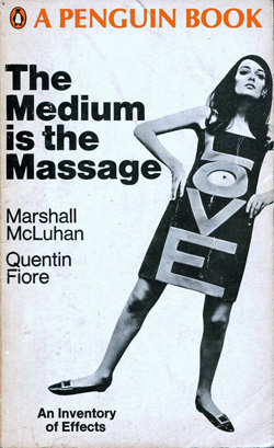 Book cover "The Medium isThe Massage"