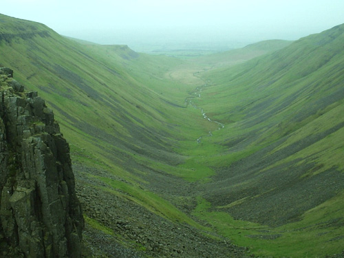 View down High Cup Nick