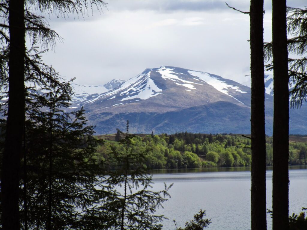  View of some Munros (peaks higher than 3000') as we started the Great Glen Way