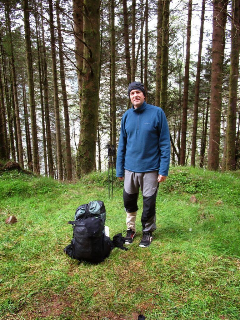 Craig at camping spot